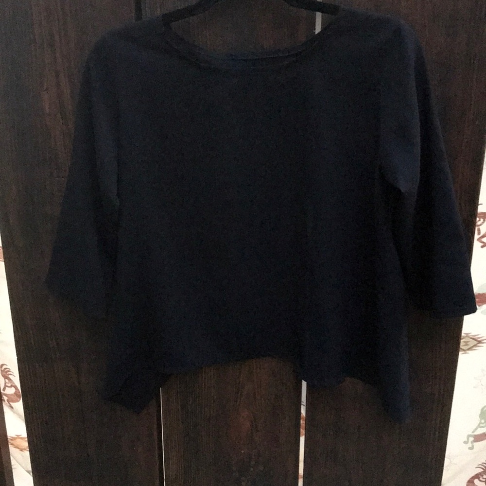 Black sheer backless half sleeve